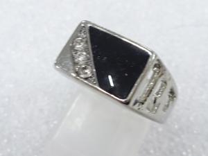 エナメル　クリスタル　指輪(16号)